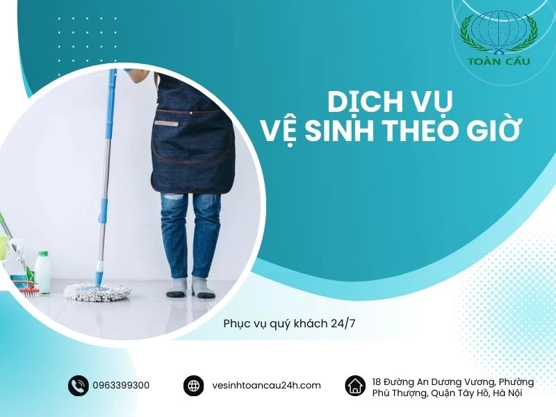 Dịch vụ làm vệ sinh công nghiệp theo giờ