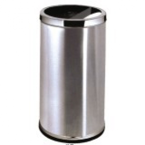 Thùng rác inox tròn nắp bập bênh